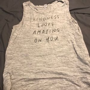 Flowy soft grey tank shirt